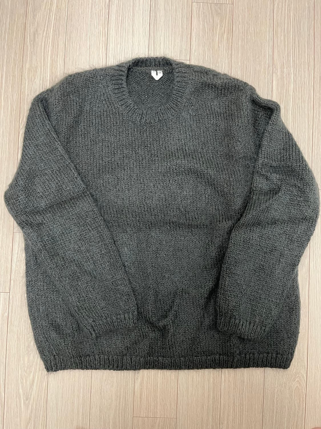 [L]아르켓 ARKET 모헤어 니트 스웨터 그린 상품이미지1