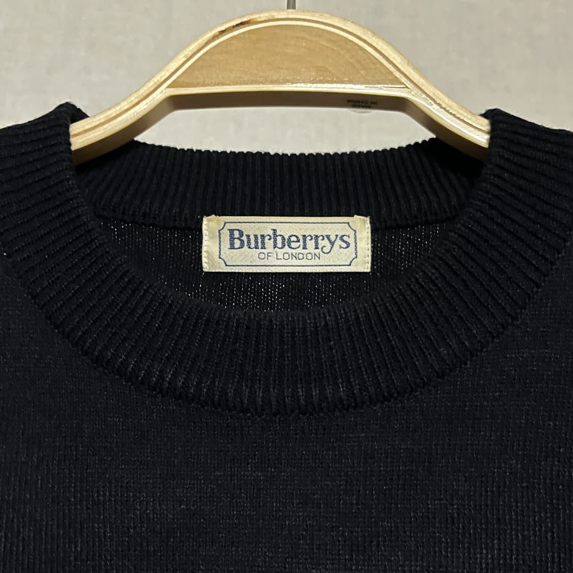 버버리 블랙 로고 니트 M 상품이미지2