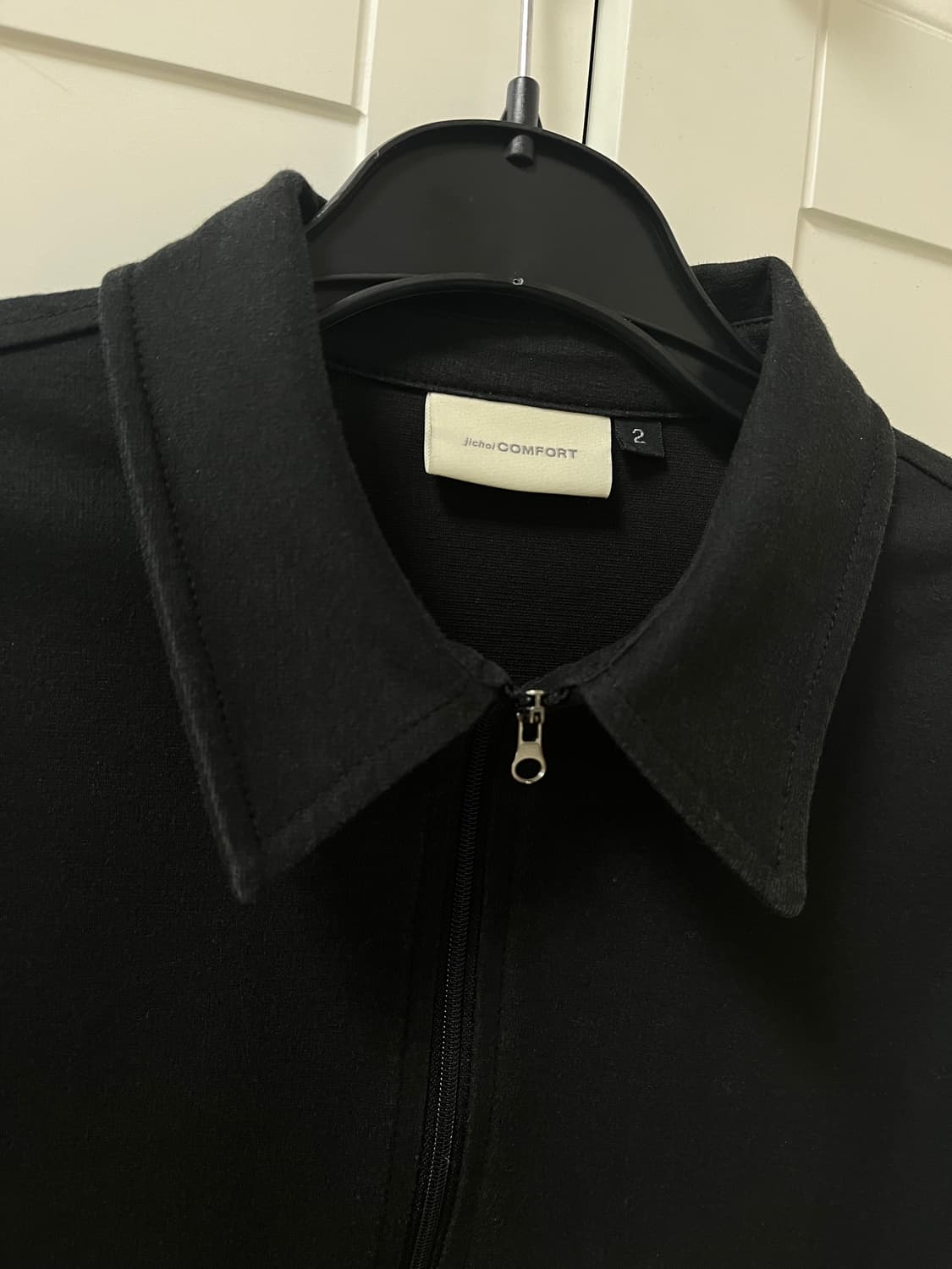 지초이 컴포트 집셔츠 블랙 2 상품이미지4