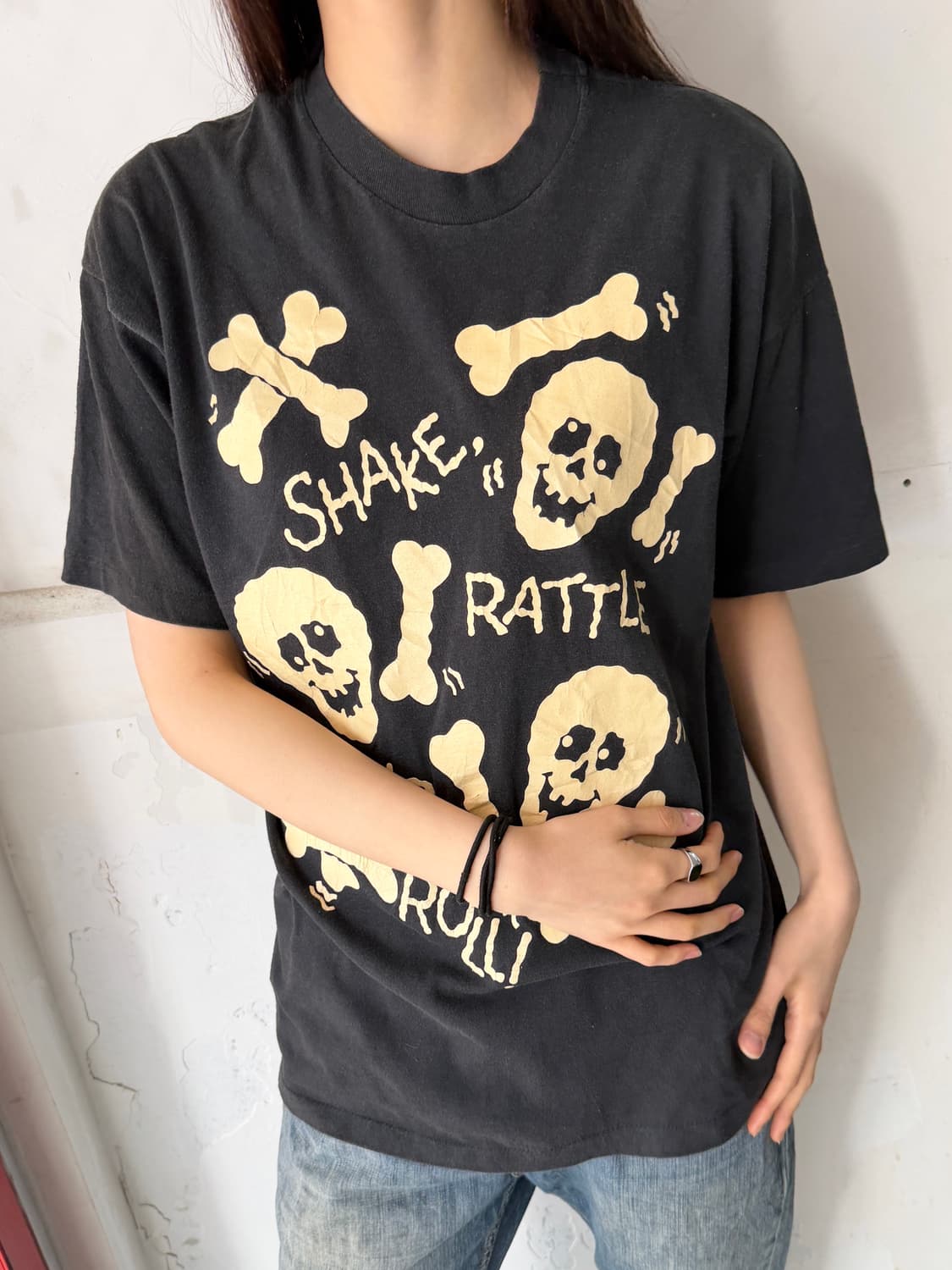 80‘s MADE IN USA 🇺🇸 스컬 반팔 상품이미지2