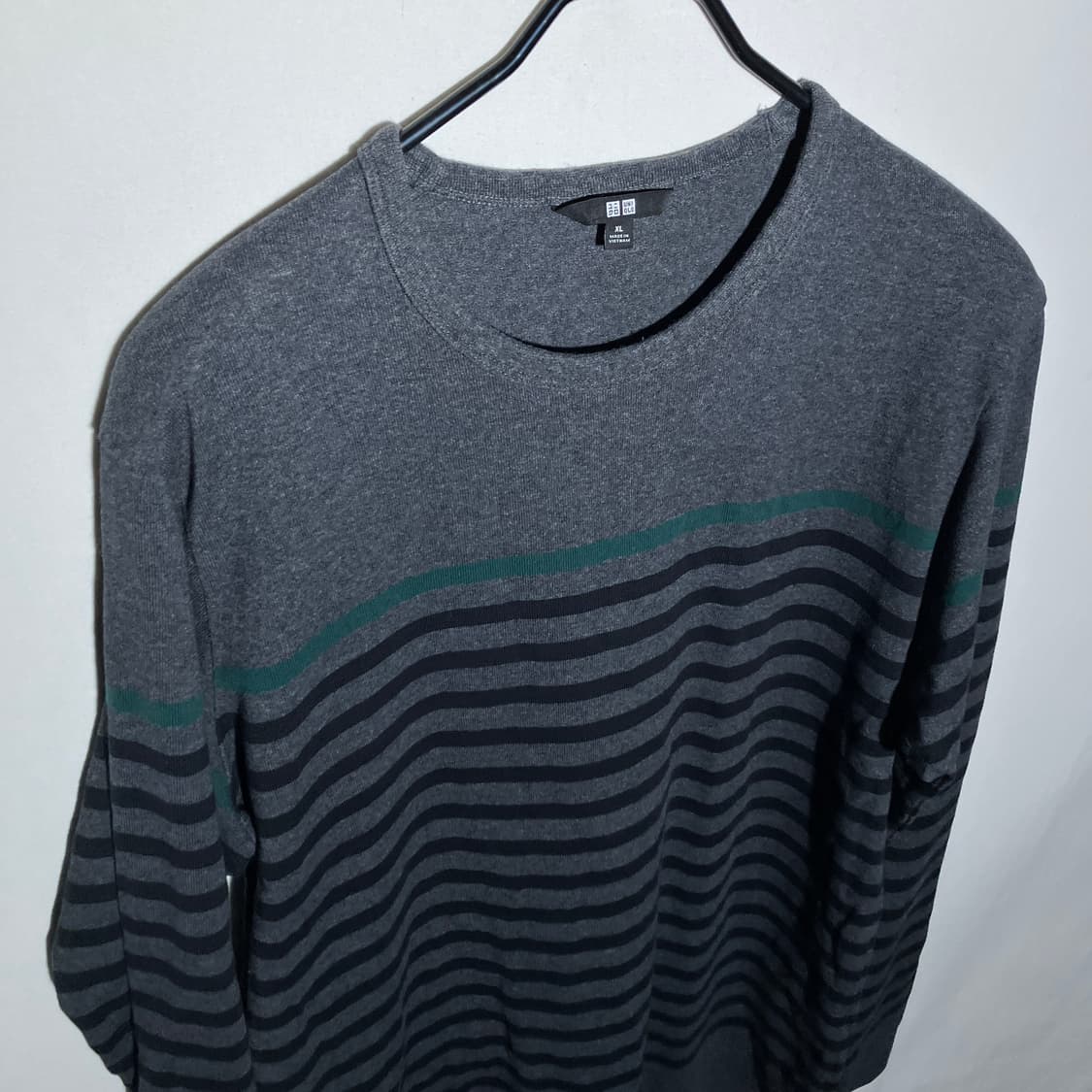 XL)유니클로 스트라이프 긴팔 티셔츠 롱슬리브 상품이미지2