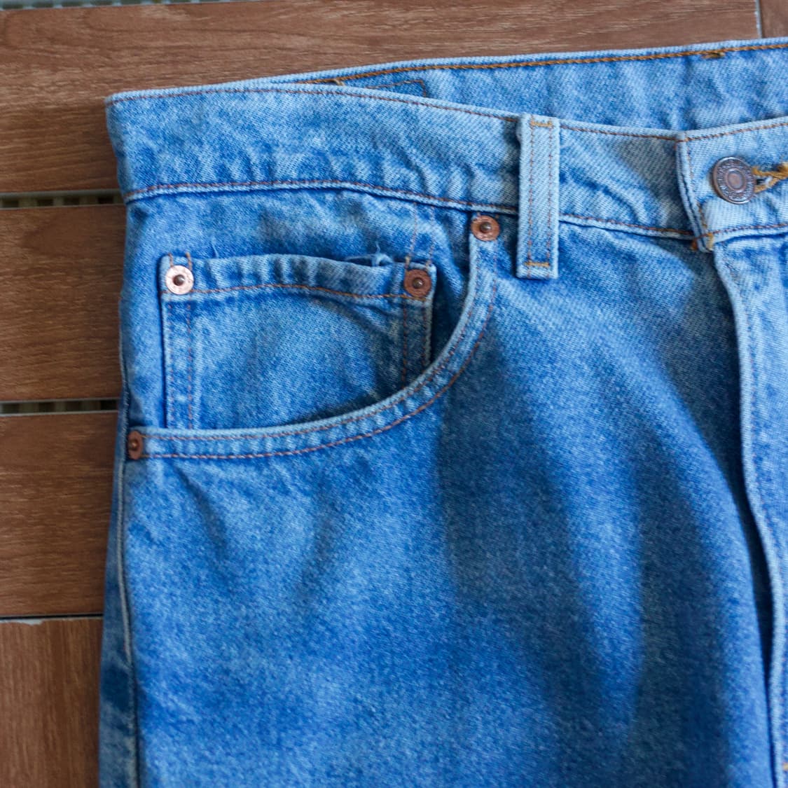 90‘s Levi’s 505 USA made denim pants 상품이미지4