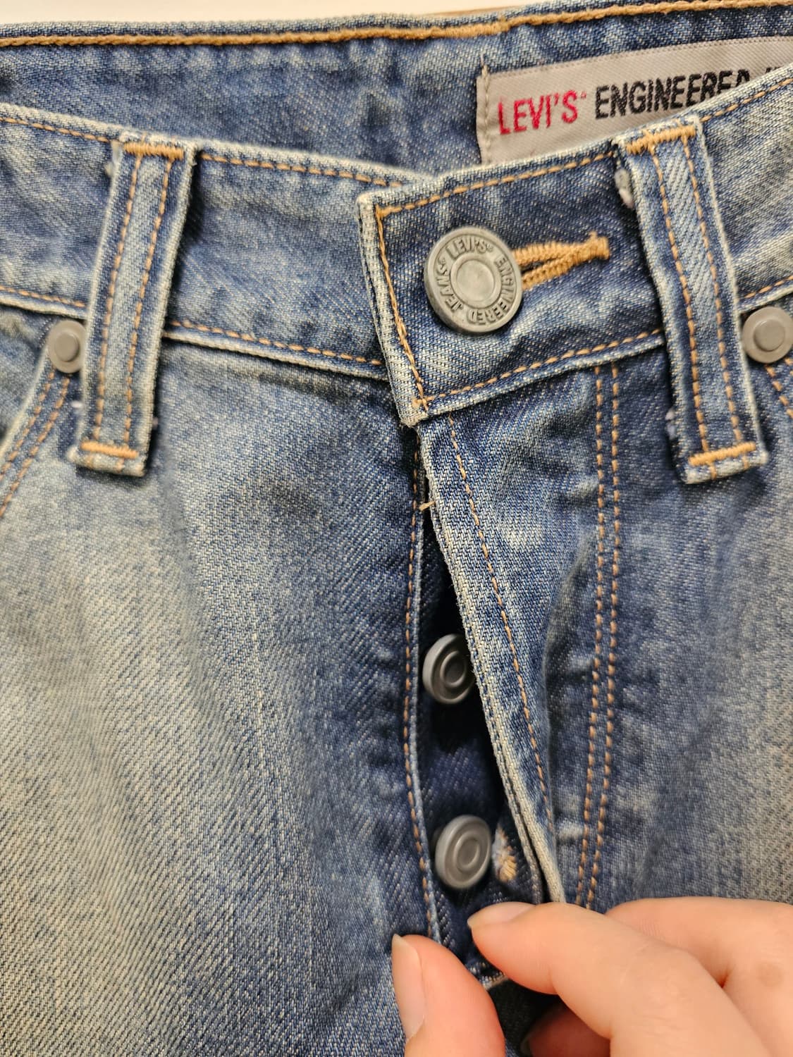 00's Levis 엔지니어드진 신치백 버뮤다팬츠(국내정발) 상품이미지4