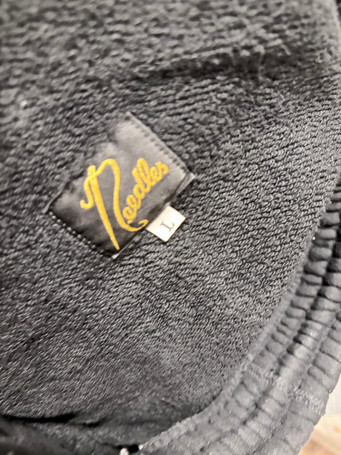 니들스 hd 디스트레스드 스웻 팬츠 블랙 L사이즈 상품이미지3