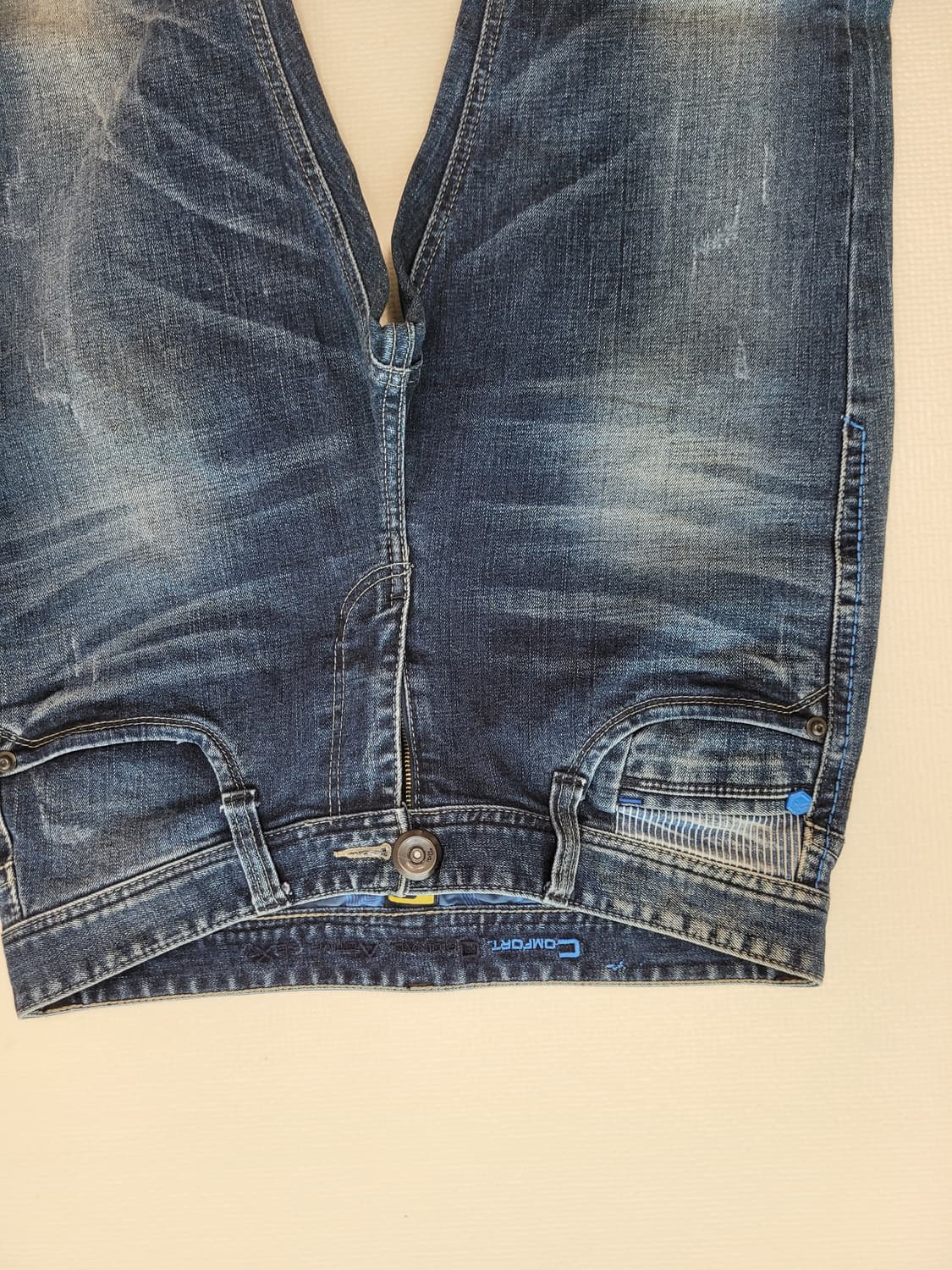 콕스 COAX 남자 워싱 청바지 32 다크블루 상품이미지4