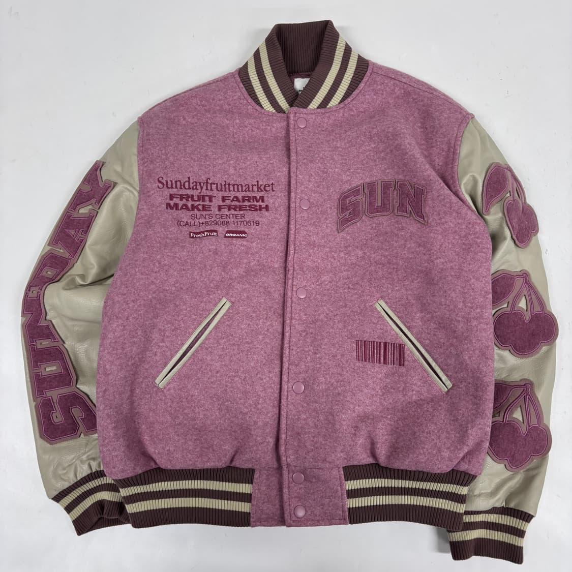 선데이 후르츠 마켓 바시티 자켓 상품이미지3