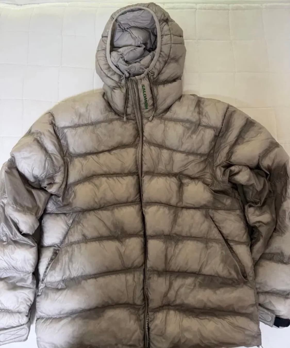 살로몬 UNI 크로스 경량 패딩 자켓 라이트 그레이 S 상품이미지2