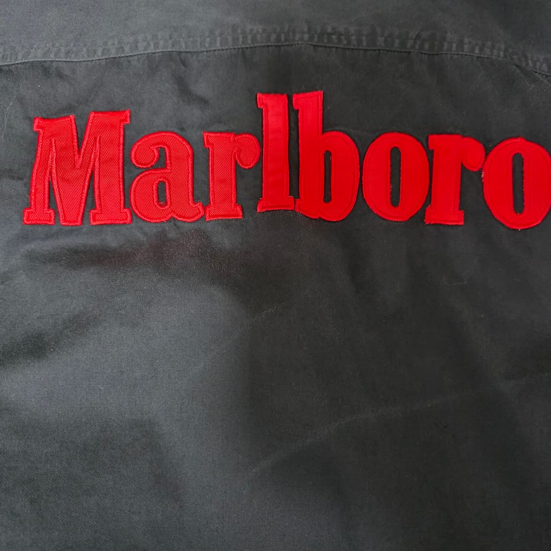 [XL] 90s 빈티지 말보로 리버시블 봄버 자켓 블랙/레드 투톤 상품이미지3