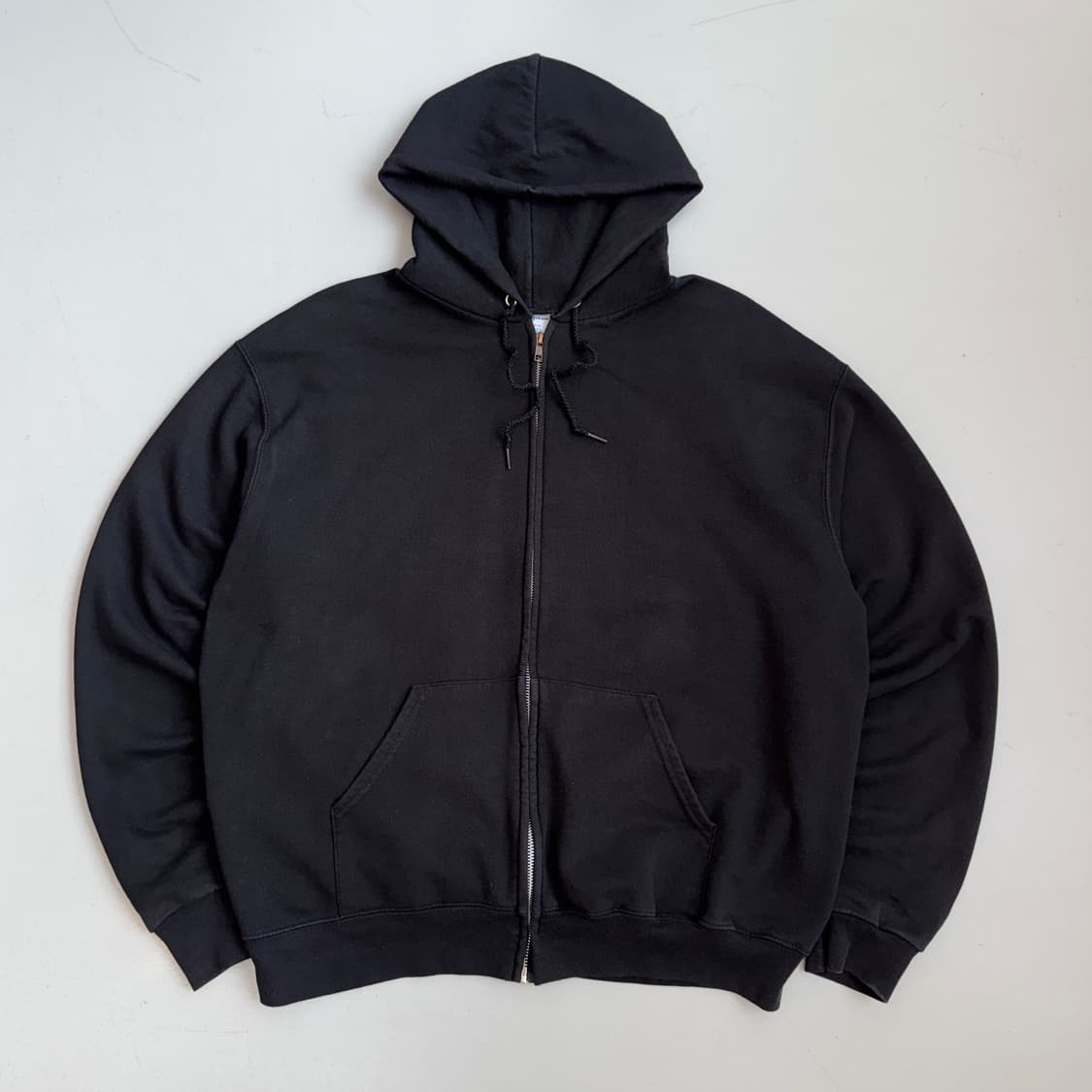 챔피온 올드스쿨 후드집업 블랙 상품이미지2