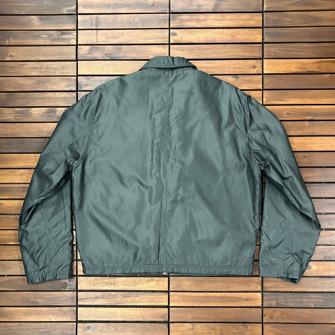 (L) 로버트 콤스톡 나일론 카키 자켓 상품이미지4