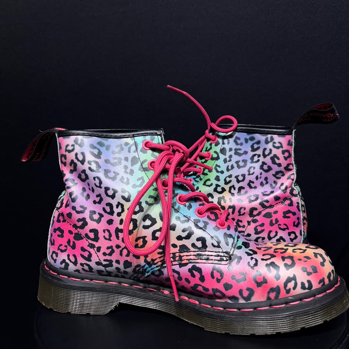 닥터마틴 레인보우 레오파드 부츠 상품이미지5