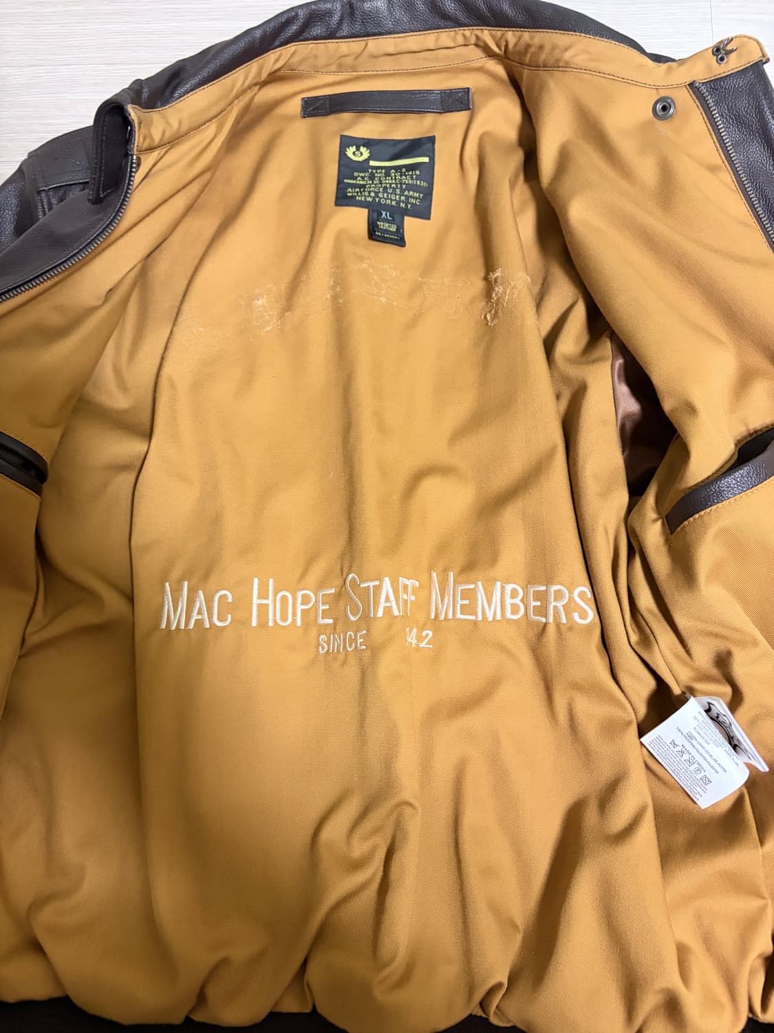 알리 a2 소가죽 자켓 상품이미지2