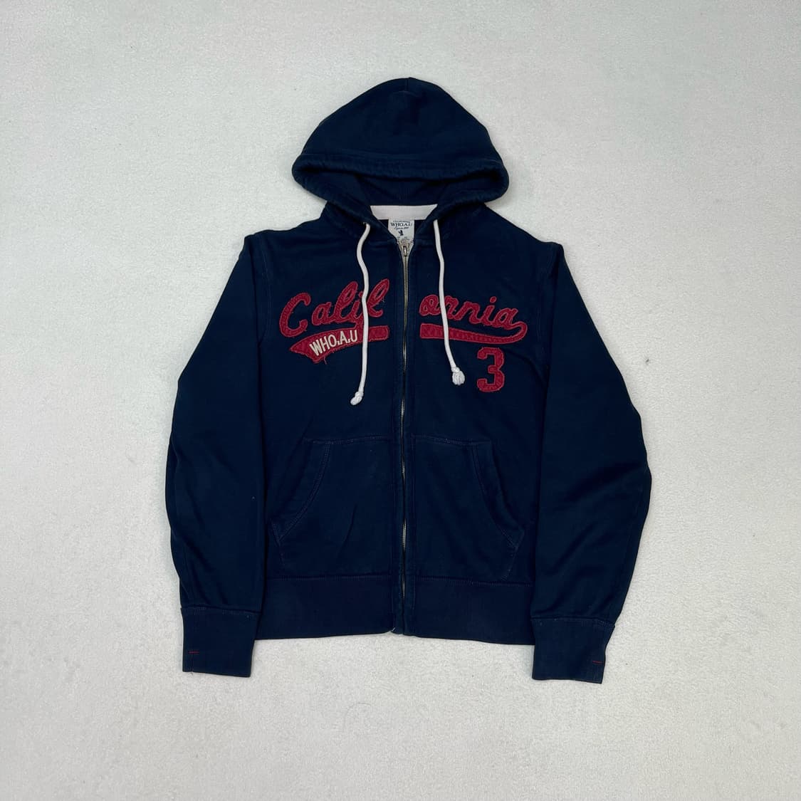 Who.A.U navy hood zip-up 상품이미지4
