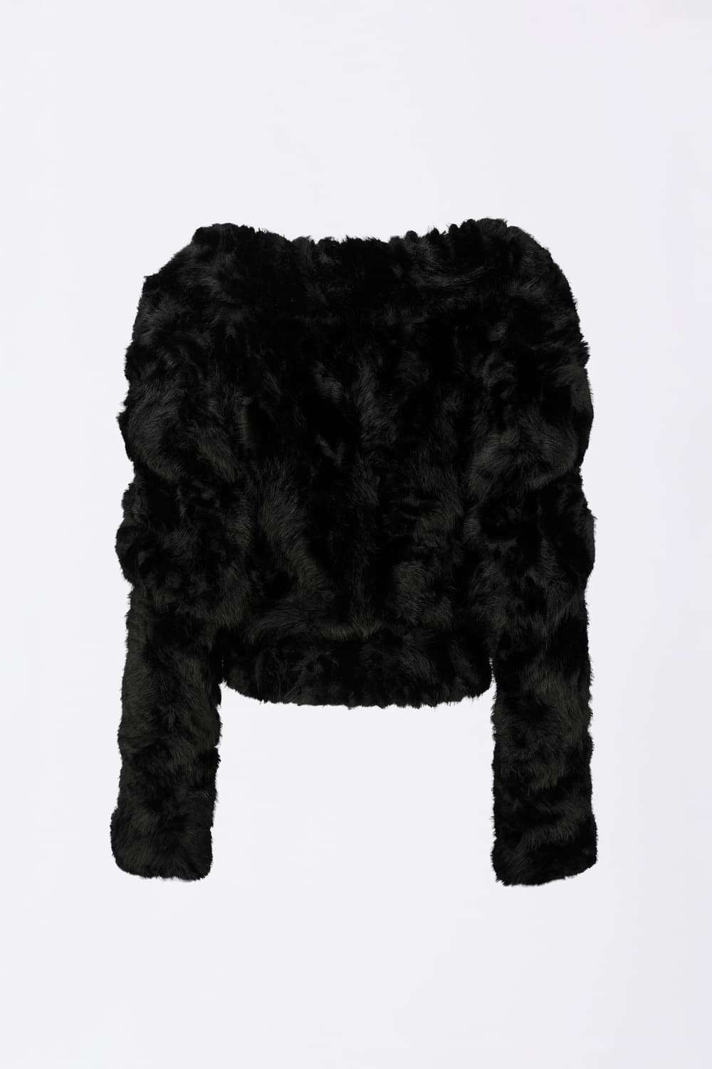 스컬프터 퍼 코르셋 자켓 블랙 (아사 착용) S size 상품이미지2