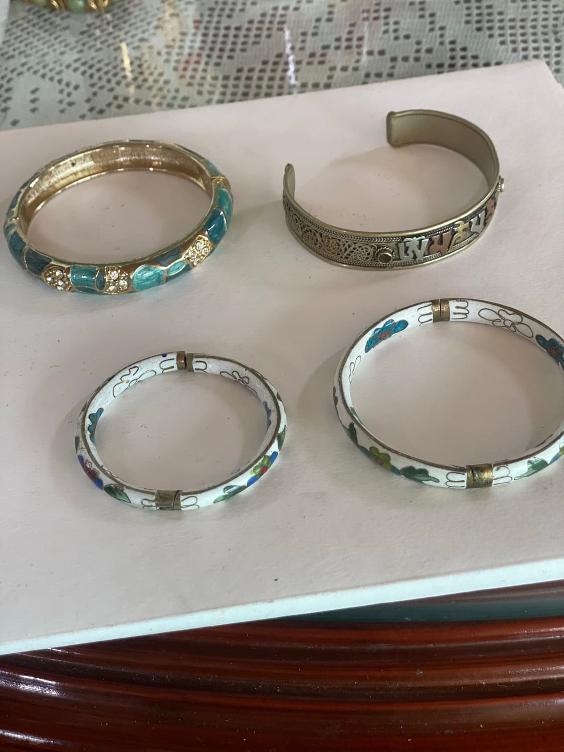 빈티지 뱅글 팔찌 칠보 등 일괄 상품이미지1