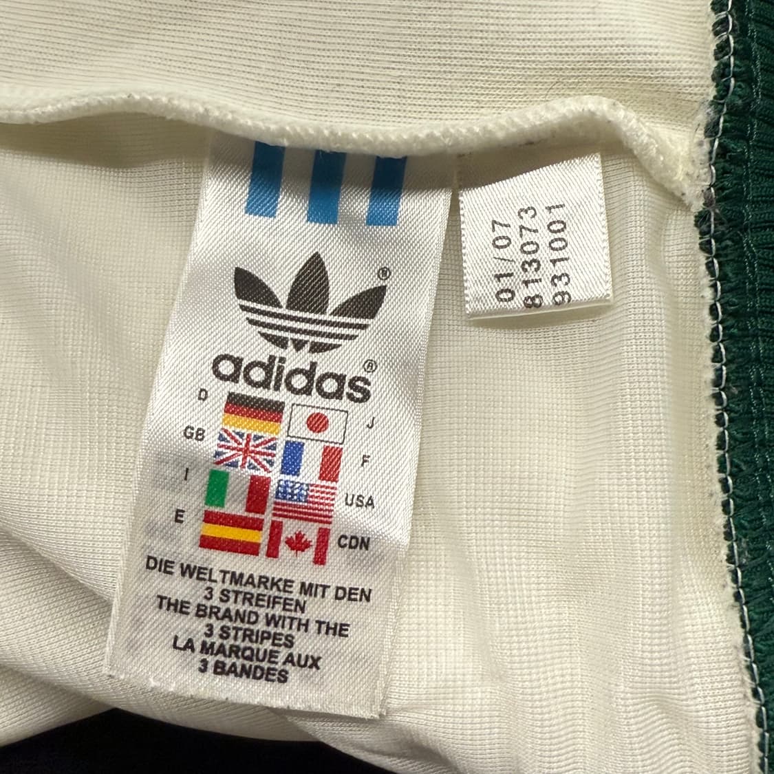 아디다스 화이트 그린 올드스쿨 파이어버드 클로버 셀틱스 져지 상품이미지6