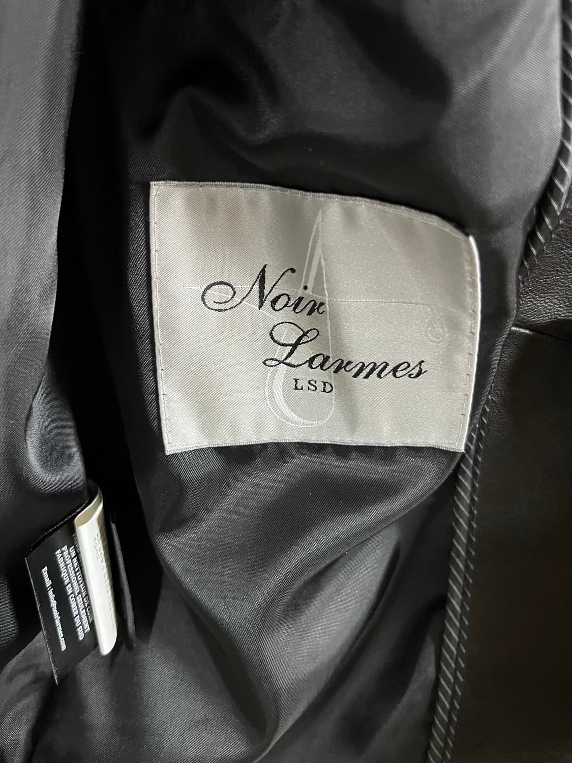 느와르 라르메스 레더 라이더 자켓 상품이미지5