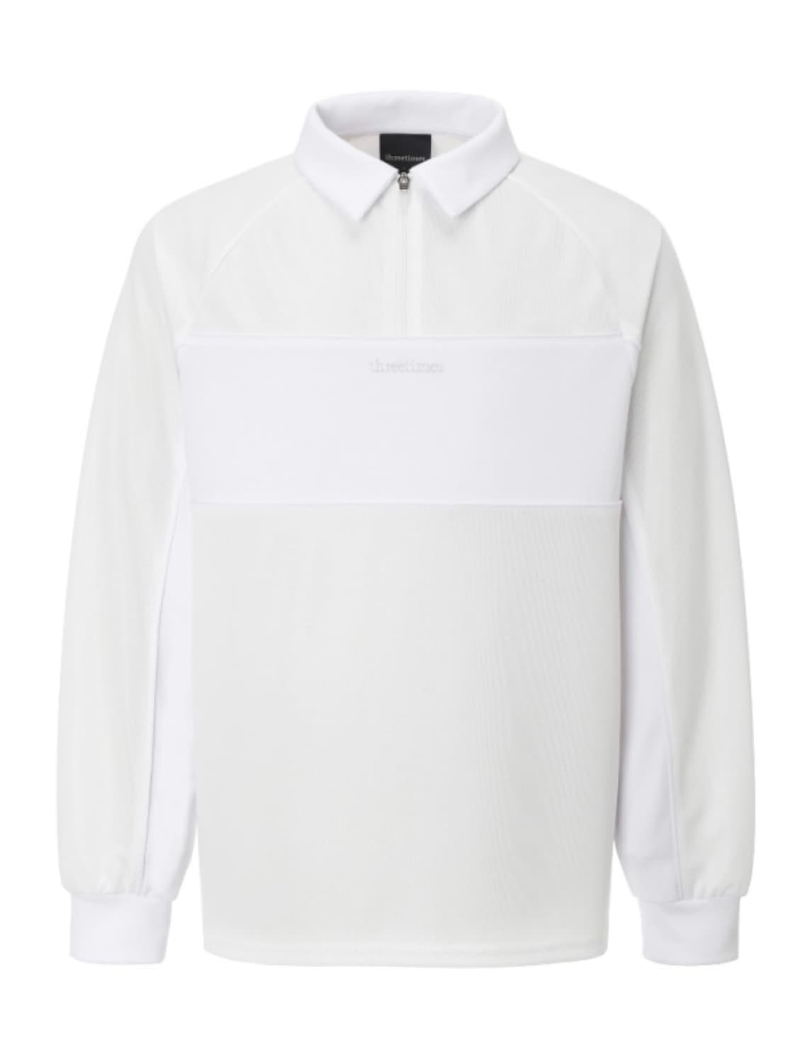 쓰리타임즈 mesh block top 상품이미지1