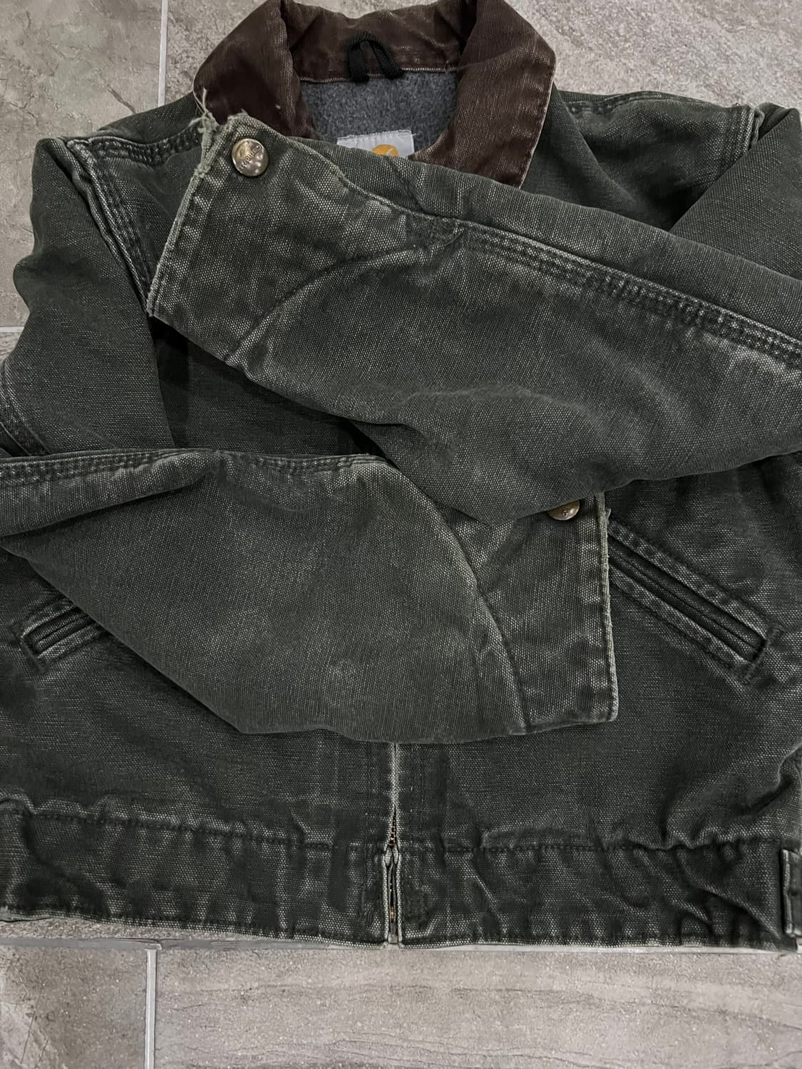 (M) 칼하트 디트로이트 보이즈 자켓 YYJ97 MOS 모스그린 상품이미지7