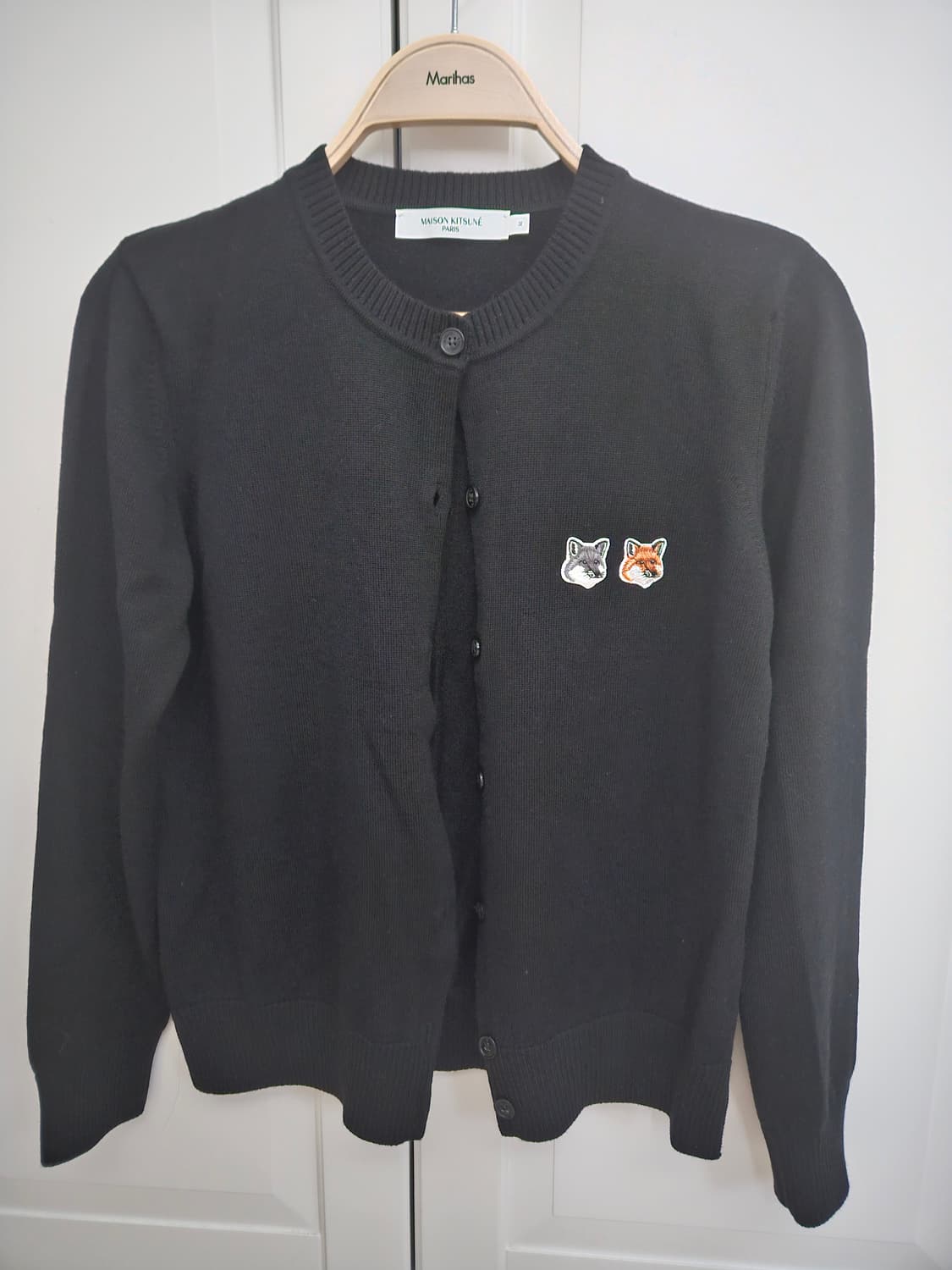 메종키츠네 더블폭스 여성 가디건M사이즈 상품이미지2