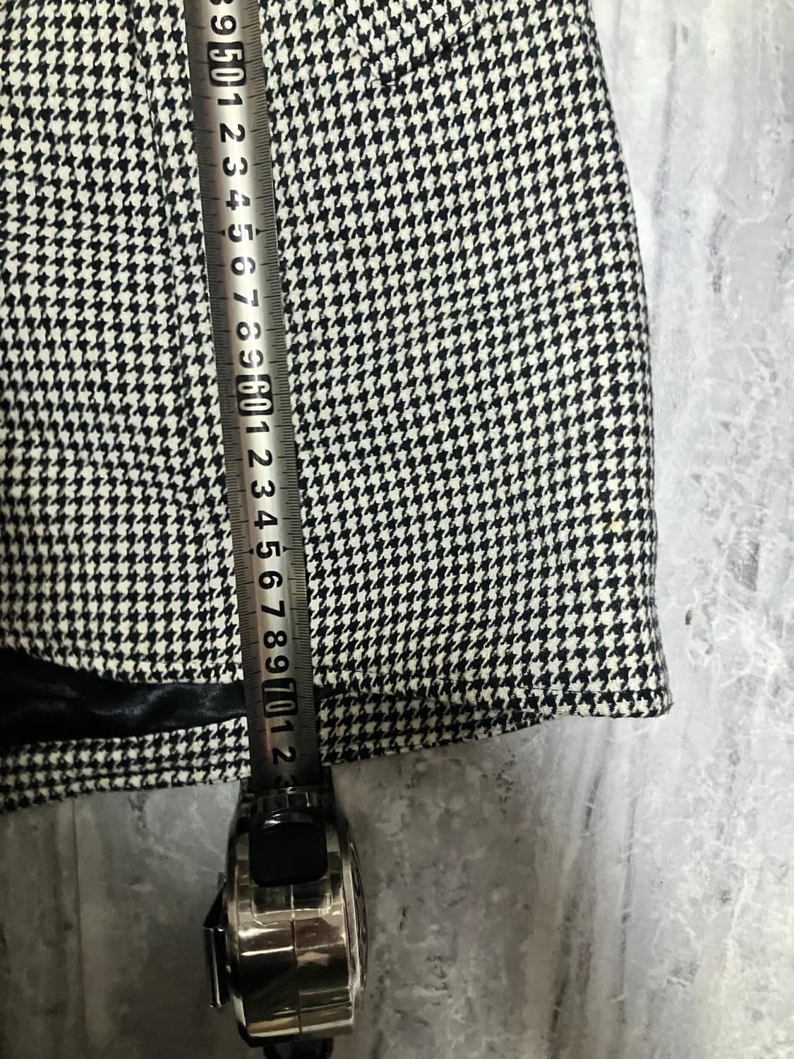 일본빈티지 Miia 핀터깔y2k 라떼갸루 아방핏 케이프핏 털혼방코트자켓 상품이미지3