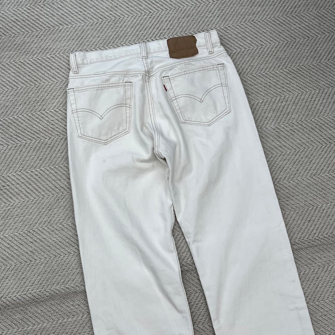 usa리바이스 501 화이트 데님 팬츠 r2575 상품이미지4