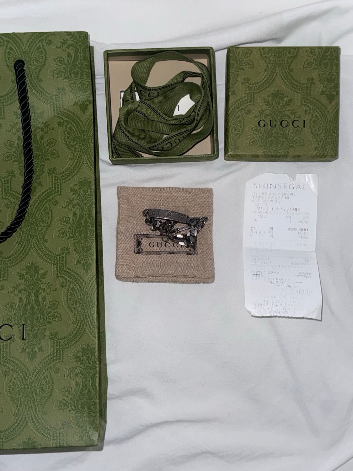 구찌 고스트 체인 팔찌 19호 상품이미지1