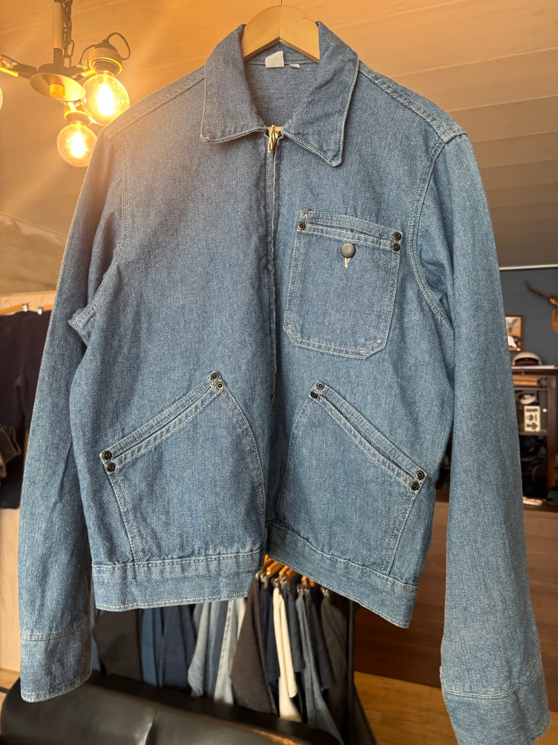 USA 워크자켓 (핸드메이드 백 프린팅) 상품이미지3