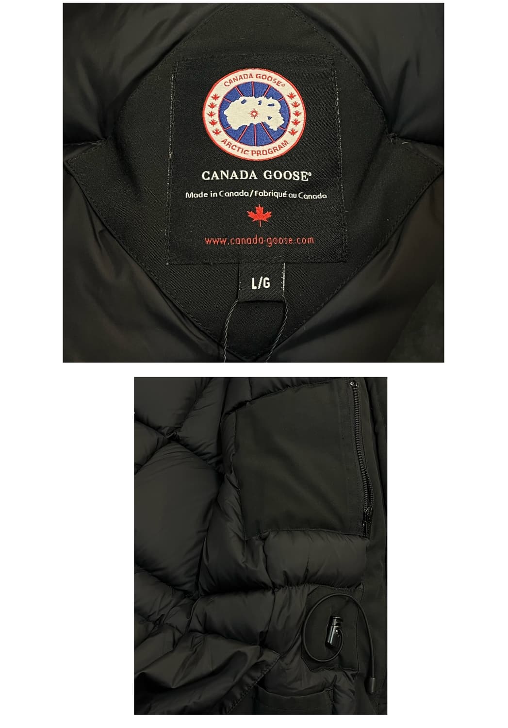 캐나다 구스 익스페디션 다운 패딩 자켓 블랙 L #csz2175 상품이미지3