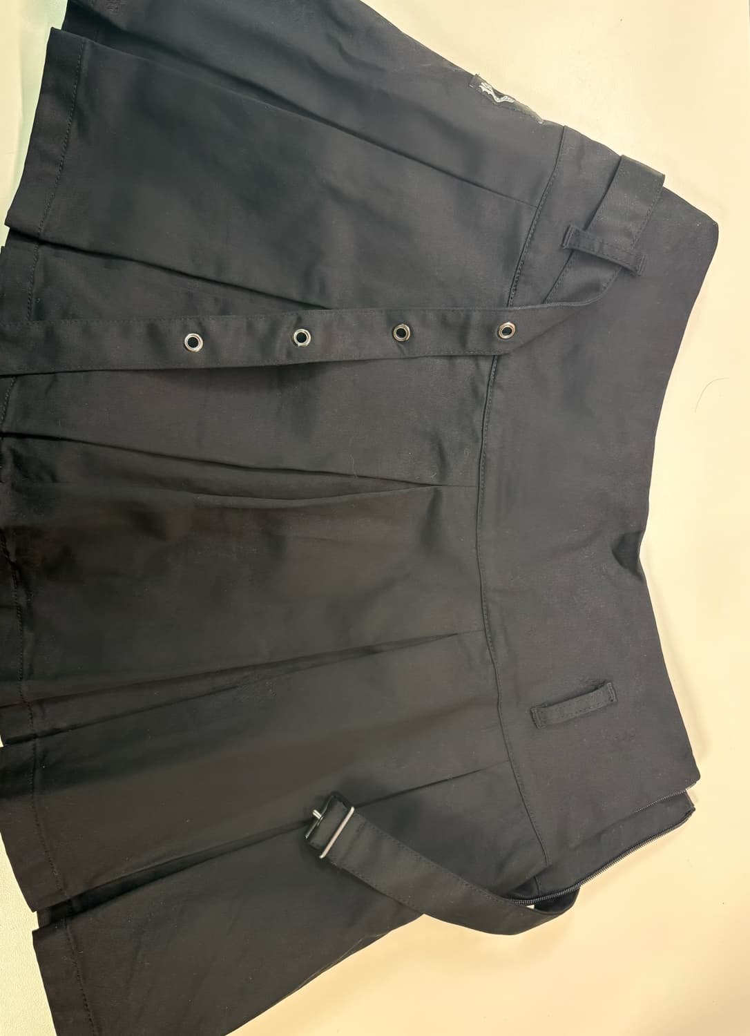 SUPERDRY SLEAZE PLEATS SKIRT BLACK 상품이미지3