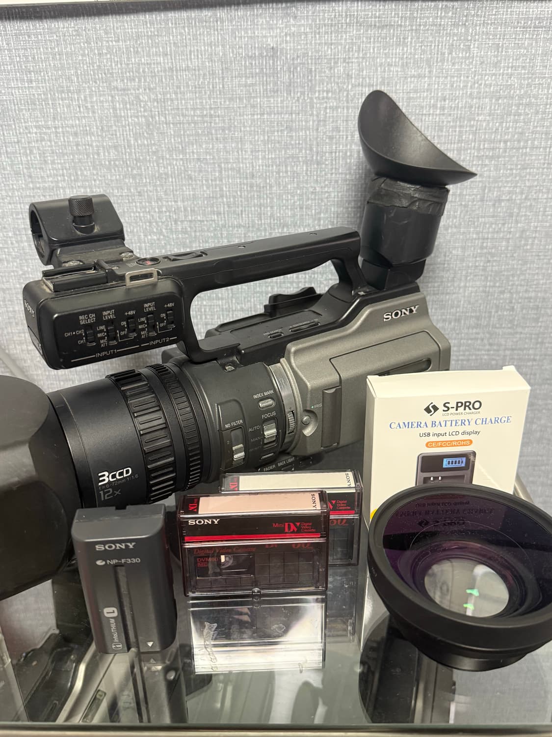 Sony 소니 DSR-PD 170 6mm 디지털 캠코더+광각렌즈어댑터 상품이미지1