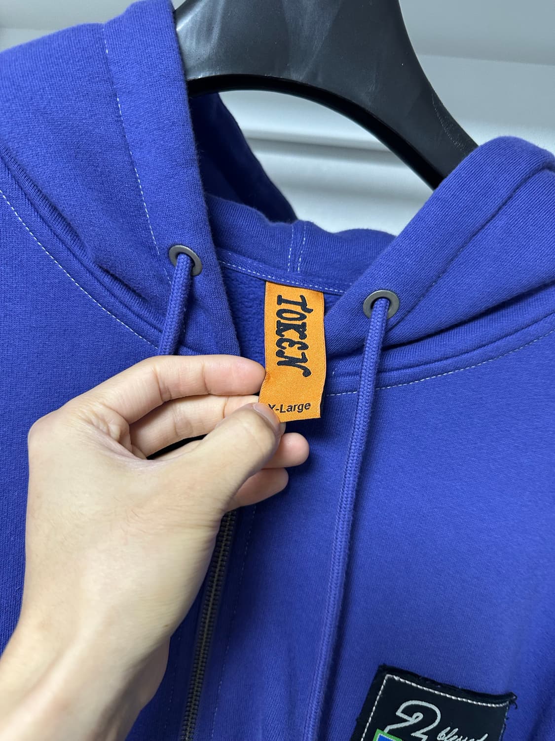 Token 보라 후드집업 XL 급처 상품이미지4