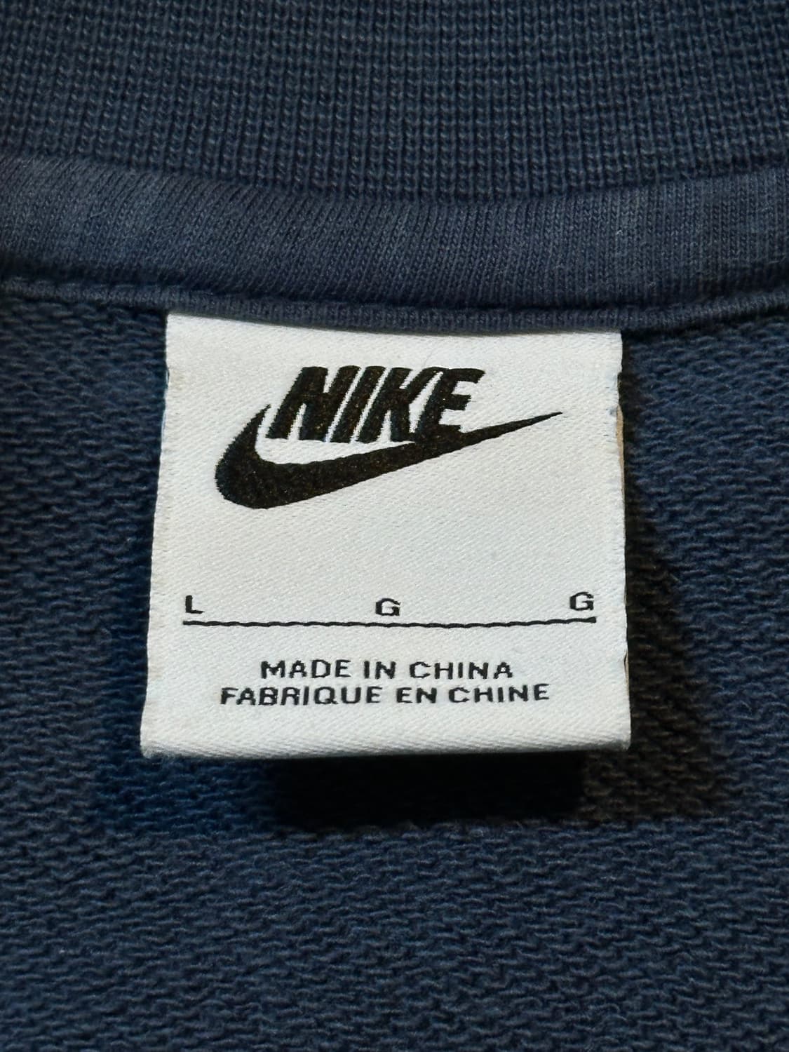 나이키 신형 센터로고 백지퍼 맨투맨 상품이미지5