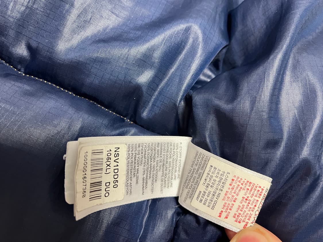 노스페이스 거위털 패딩조끼 XL 상품이미지8
