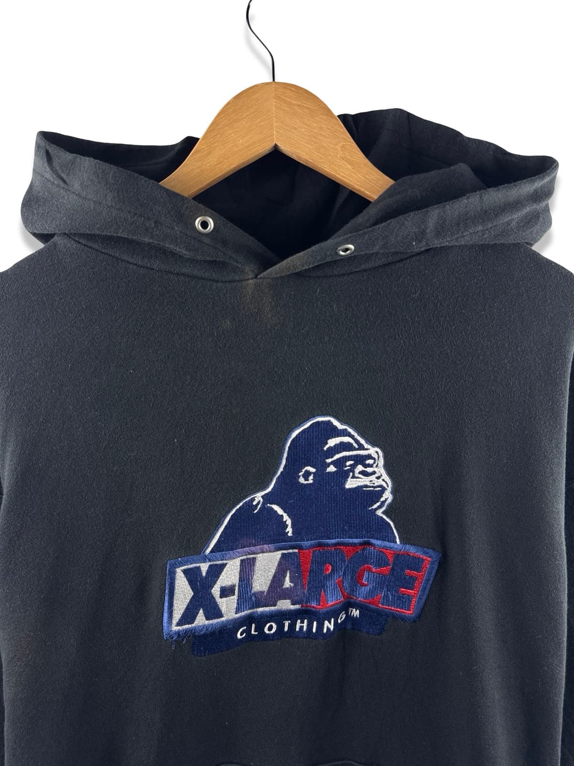 엑스라지 빅로고 블랙 후드티2275 상품이미지3