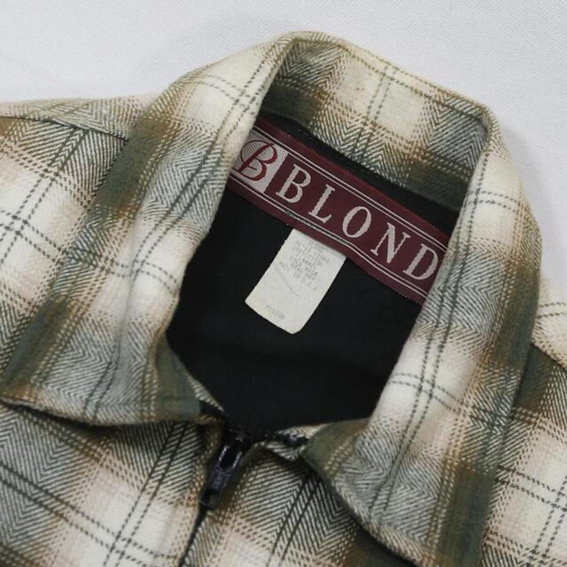 (착용컷) BLOND 플란넬 체크 자켓 (100) 상품이미지6