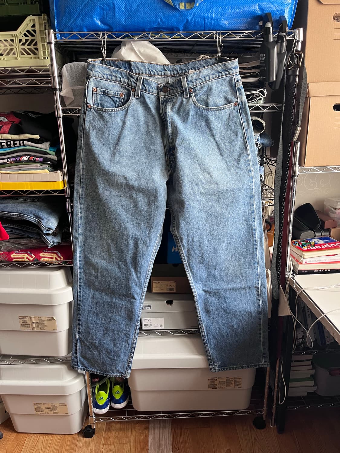 90s uas 리바이스 565 와이드 레그 상품이미지1