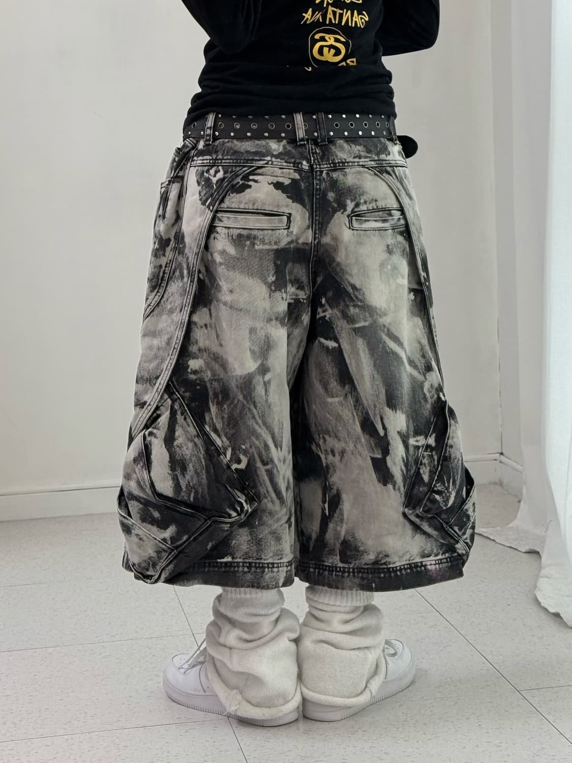 BLR 마블 커브드 버뮤다 팬츠 상품이미지4