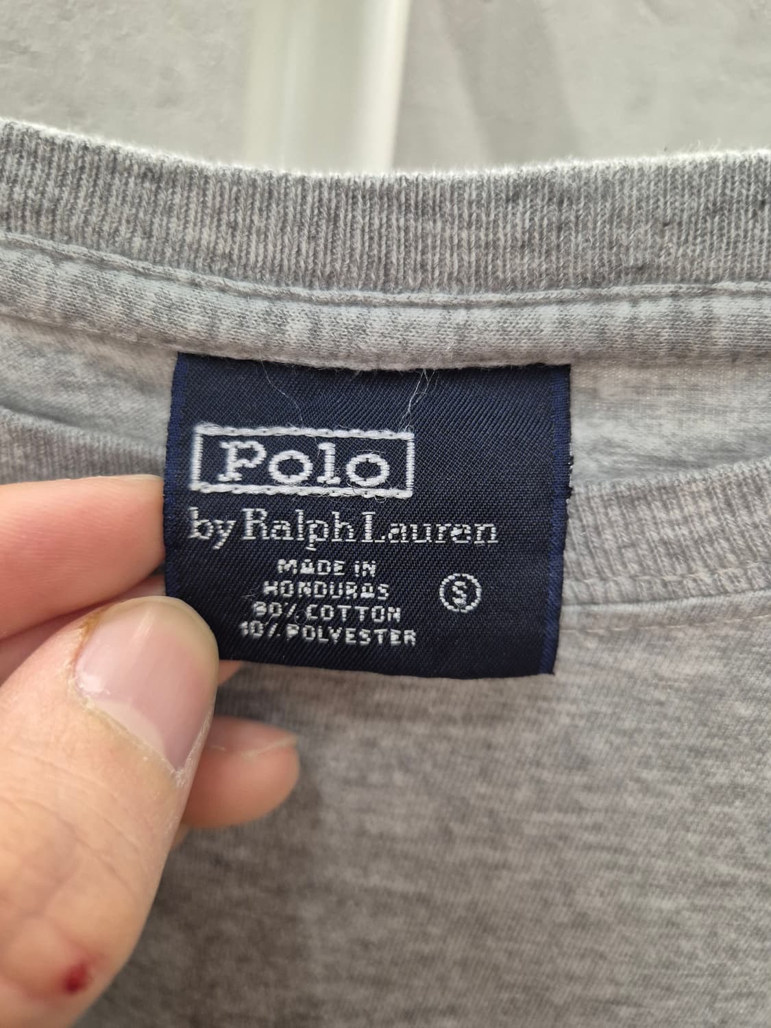 폴로 랄프로렌 그레이 반팔 티셔츠 S 상품이미지5