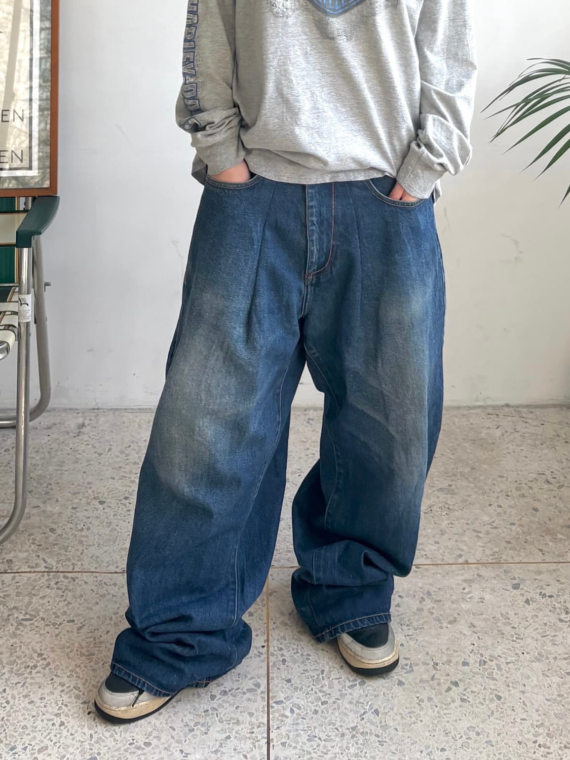 90s’빈티지 자수 힙합팬츠 상품이미지2