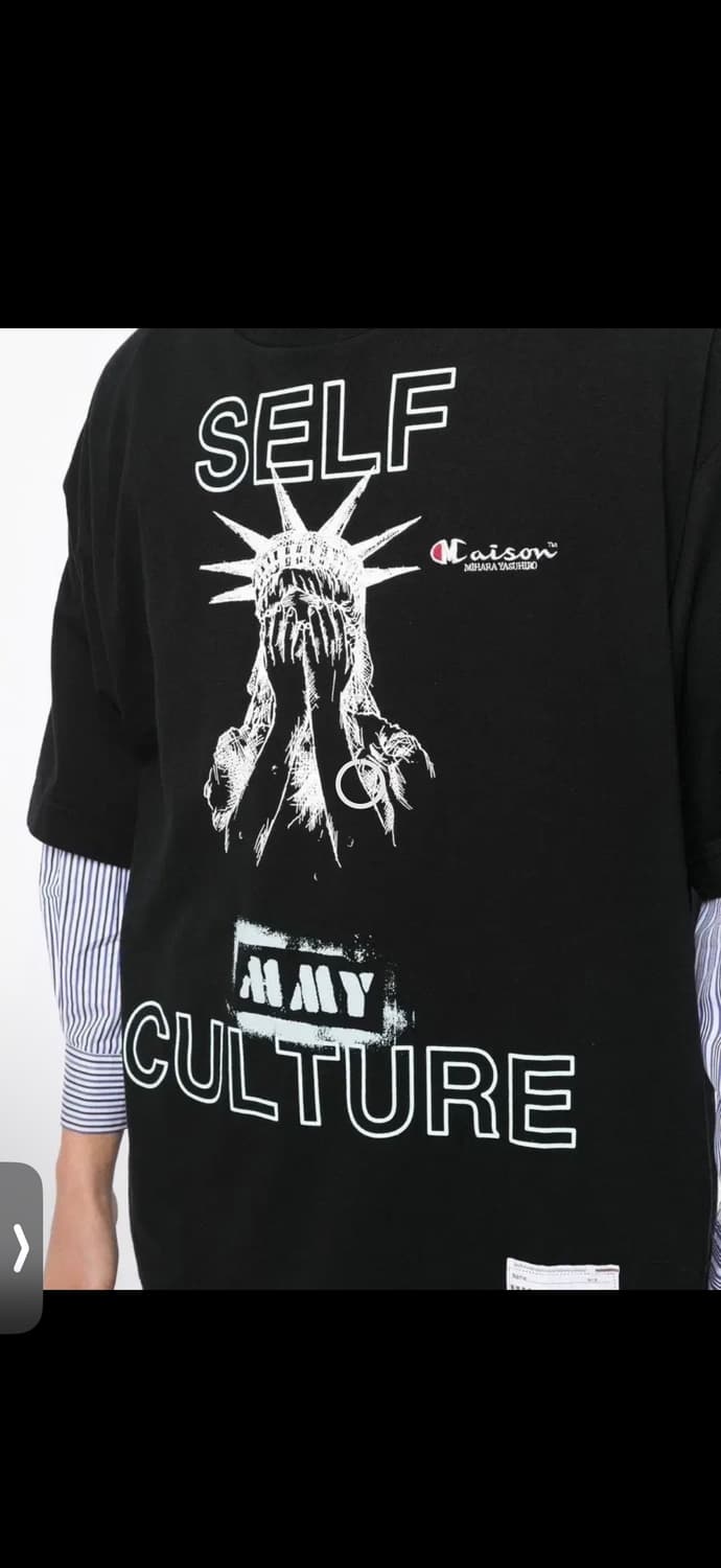 미하라 야스히로 챔피언 자유의여신상 반팔블랙44 상품이미지5