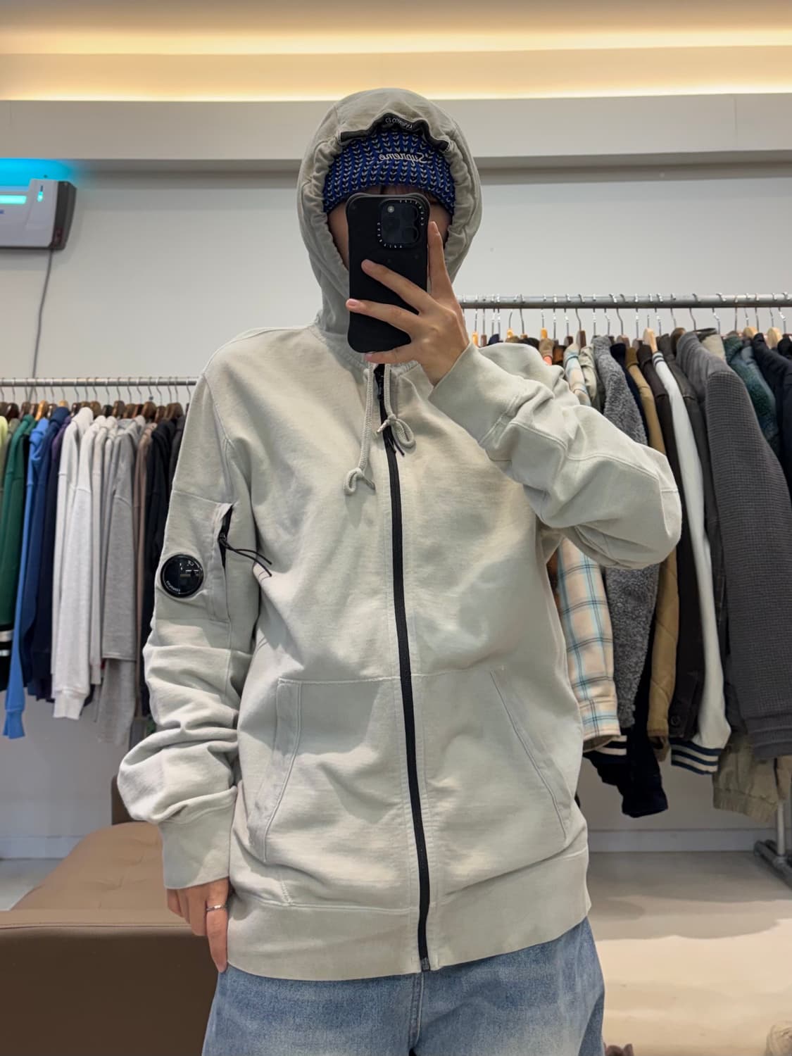 CP company re-colour 렌즈 후드집업 상품이미지7
