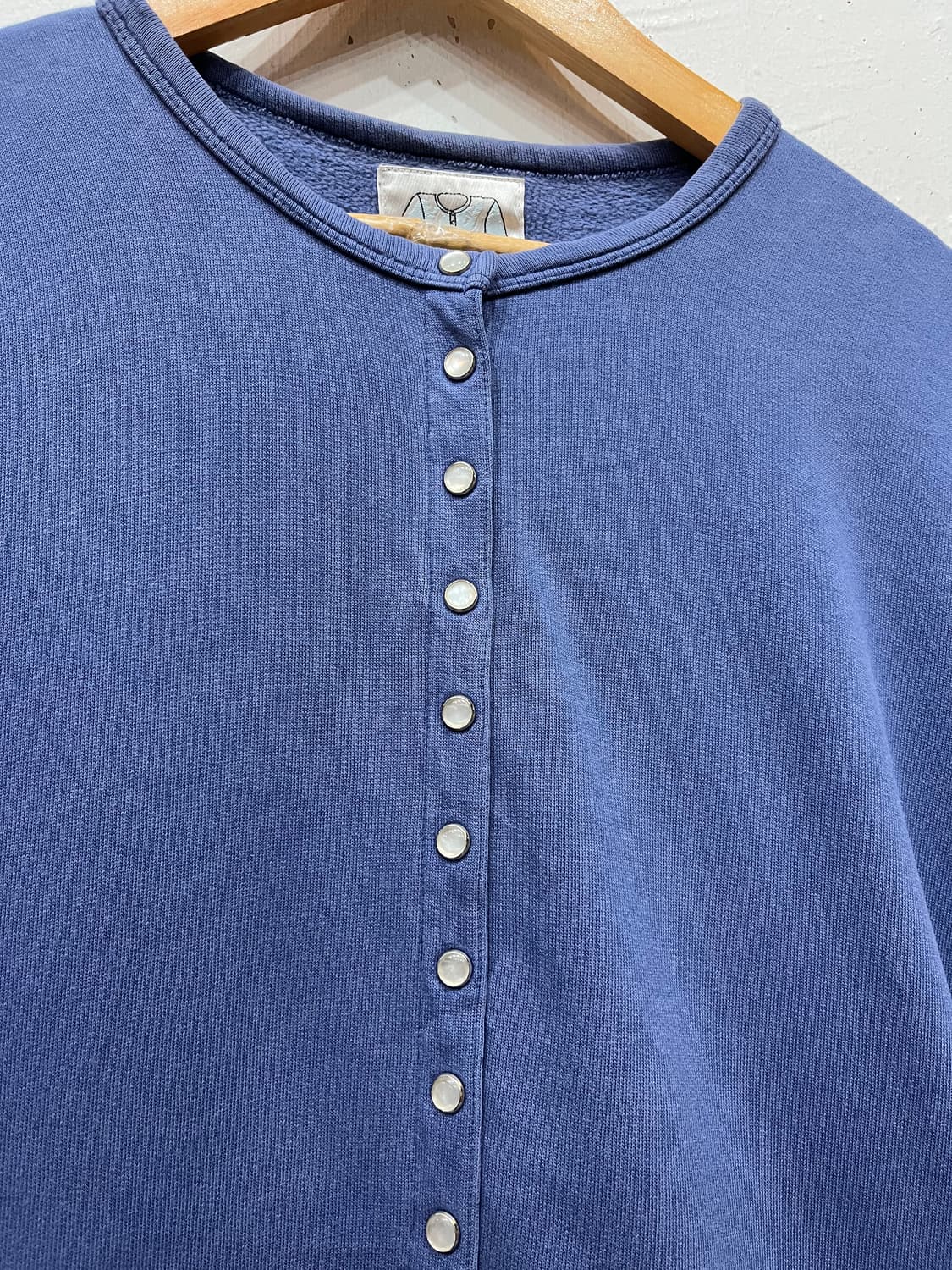 빈티지 아네스베 스냅 버튼 가디건 Made in FRANCE 상품이미지3