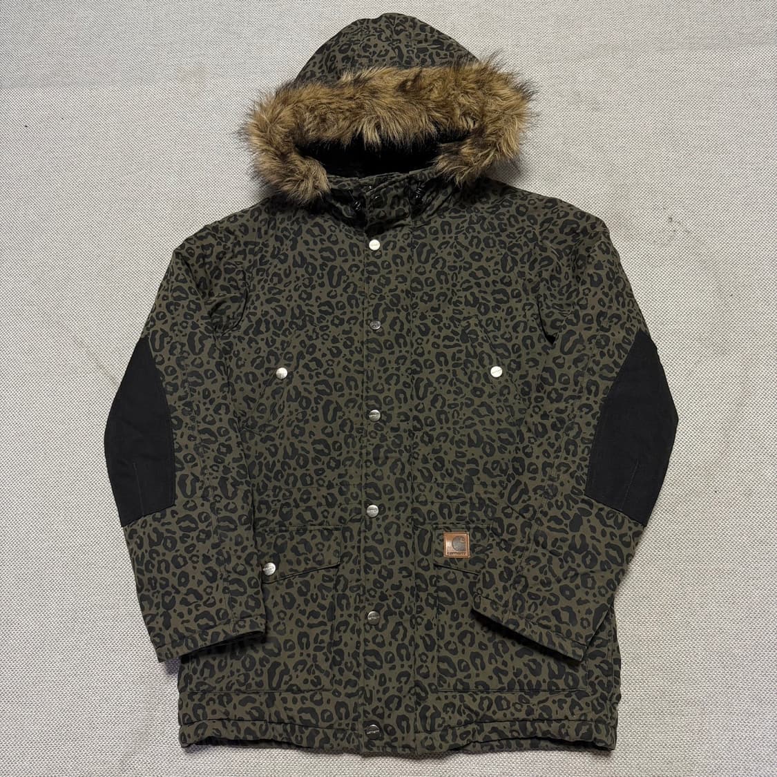 칼하트Wip  레오파드 트래퍼 파카 상품이미지1