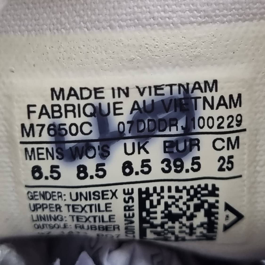 컨버스 척테일러 화이트 하이탑250 상품이미지6