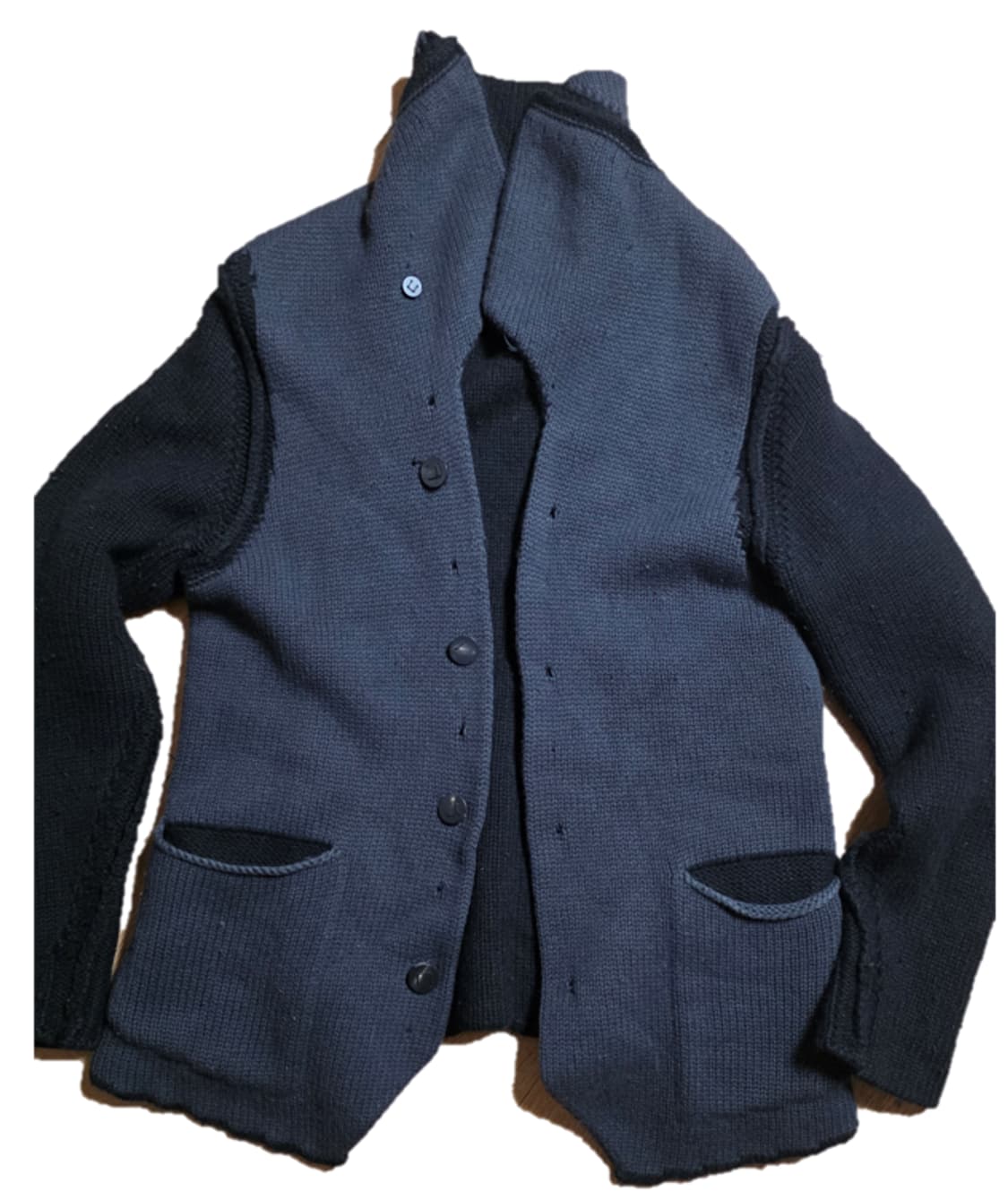 label under construction 리버서블 니트 자켓 상품이미지1