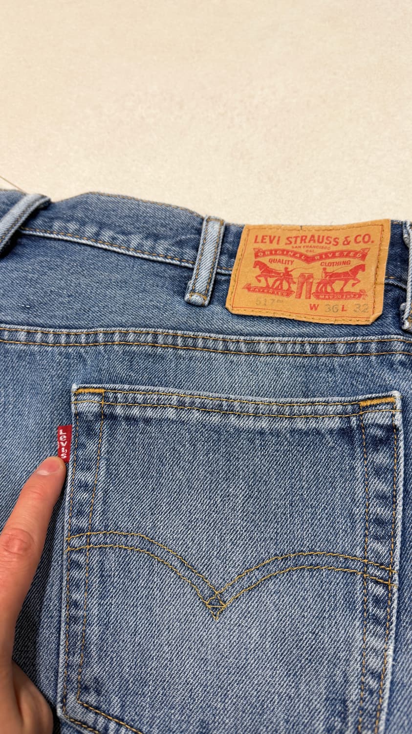 리바이스 517 부츠컷 데님 팬츠 (36x32) 상품이미지5