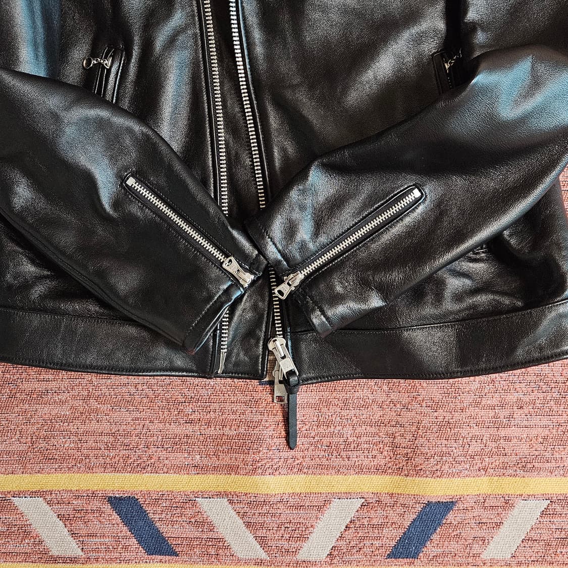 디아프바인 램스킨 라이더 자켓 상품이미지3