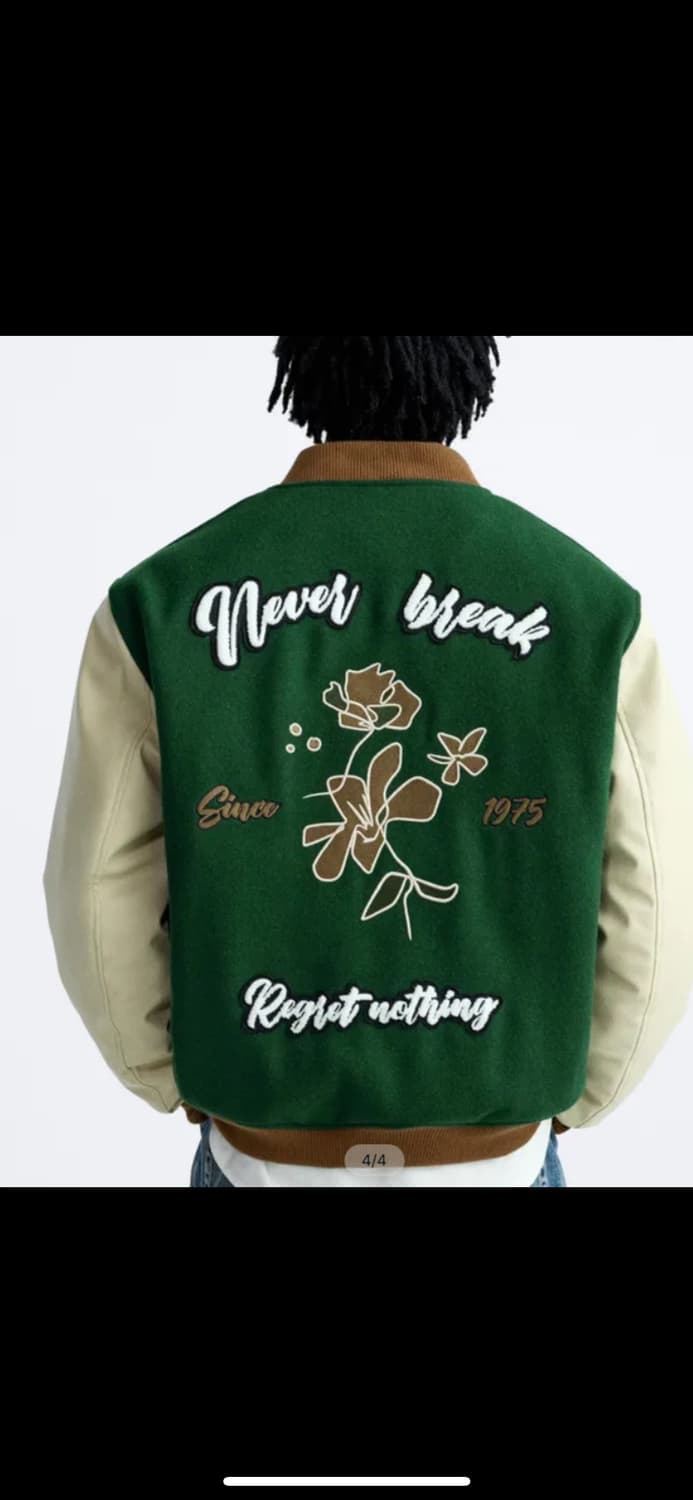 자라 바시티 자켓 xl 상품이미지1