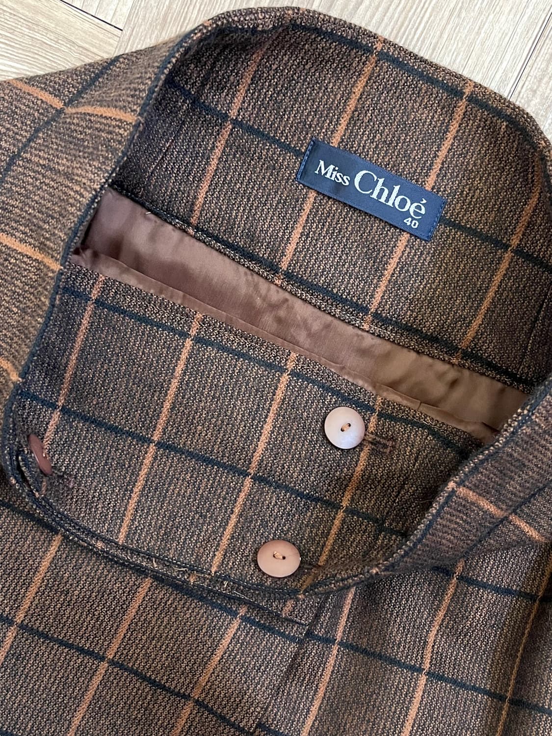 Miss Chloe 더블 체크 스커트 상품이미지10